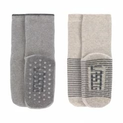Lässig Anti Slip Socks 2 Pair Linen