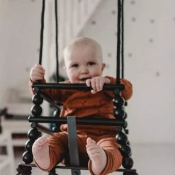 Done By Deer Wooden Swing Black