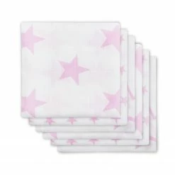 Jollein Swaddle 6 Pack Bibs & Burp Cloths