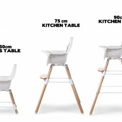 Baby Furniture Childhome Evolu Anthra-White High Chair