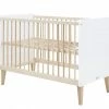 Bopita Indy Cot 120x 60 White/ Natural Baby Furniture 2 Bopita Indy Cot 120x 60 White/ Natural Baby Furniture