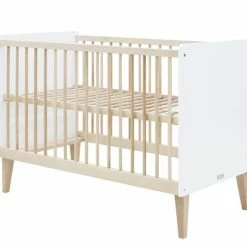 Bopita Indy Cot 120x 60 White/ Natural Baby Furniture