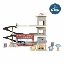 Little Dutch Railway Train Extension Garage Toys