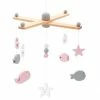 Jollein Mobile Sea Animals Pink Décor