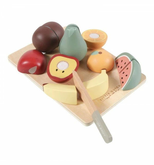 Little Dutch LD Wooden Cutting Fruits 3 Little Dutch LD Wooden Cutting Fruits
