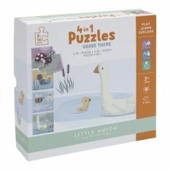 Little Dutch LD 4 In A Box Puzzle Little Goose Toys