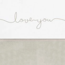 Jollein Flat Sheet 'Love You" 120 X150