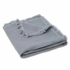 Jollein Blanket Muslin Fringe 75 X 100 Cm 31 Jollein Blanket Muslin Fringe 75 X 100 Cm