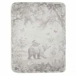 Jollein Jersey Blanket 75x100cm Forest Animals Linen 12 Jollein Jersey Blanket 75x100cm Forest Animals Linen