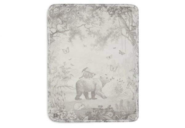 Jollein Jersey Blanket 75x100cm Forest Animals Linen 4 Jollein Jersey Blanket 75x100cm Forest Animals Linen