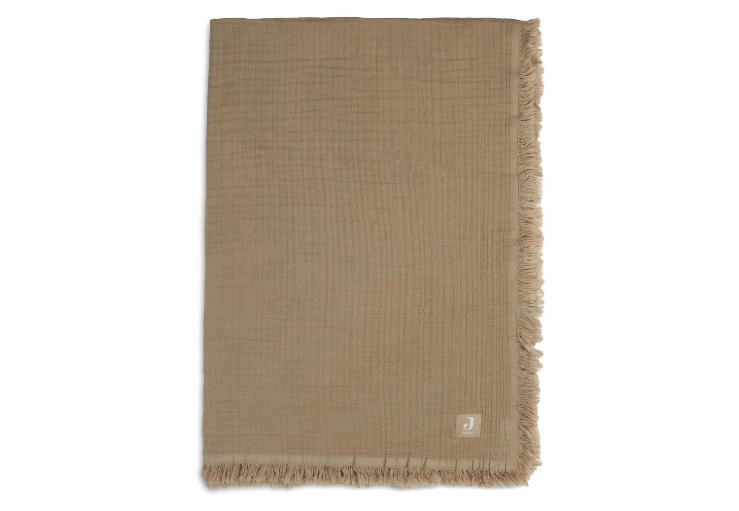 Jollein Blanket Muslin Fringe 75 X 100 Cm 3 Jollein Blanket Muslin Fringe 75 X 100 Cm