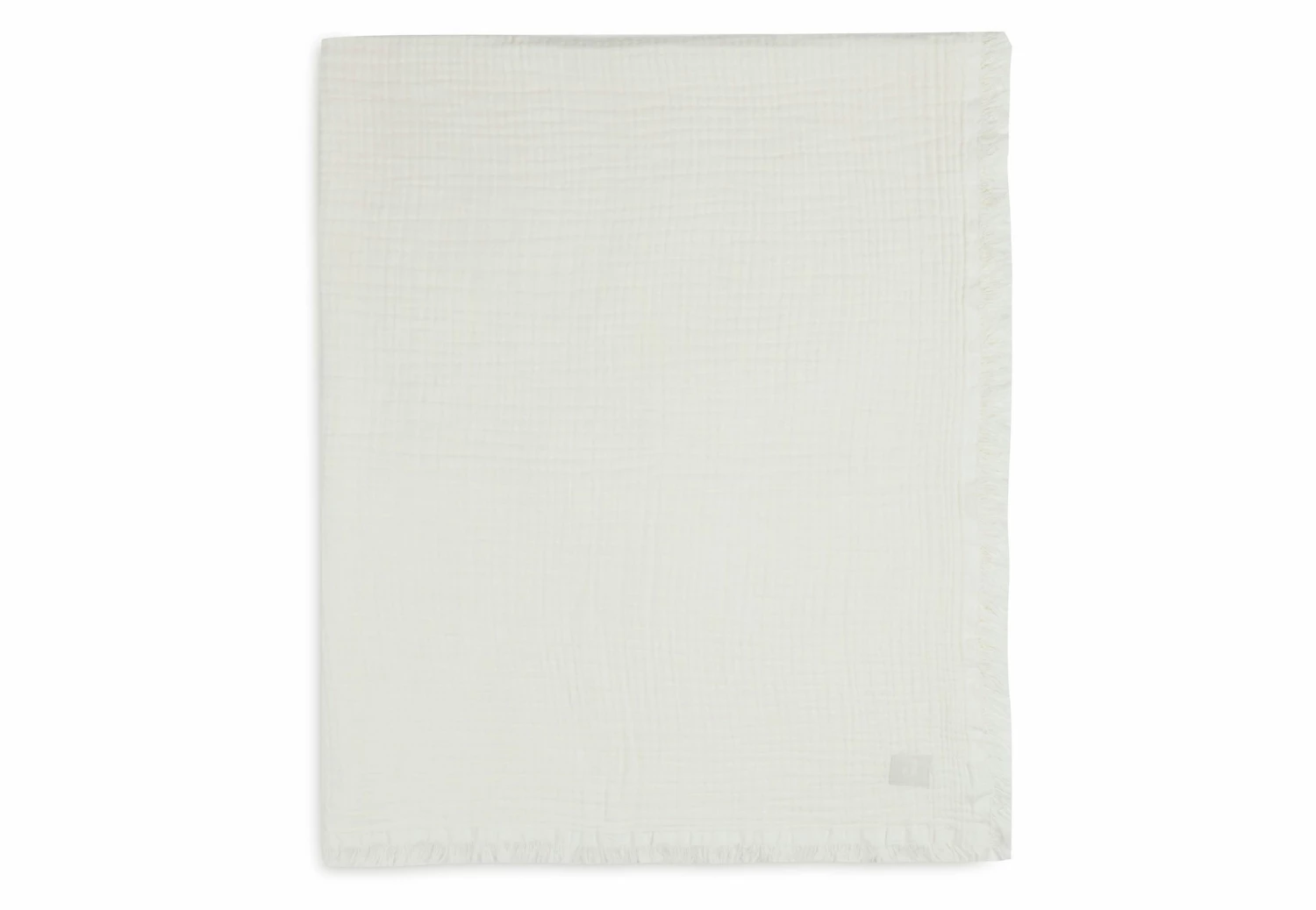 Jollein Blanket Muslin Fringe 120 X 120 Cm 14 Jollein Blanket Muslin Fringe 120 X 120 Cm