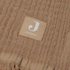 Jollein Blanket Muslin Fringe 120 X 120 Cm 21 Jollein Blanket Muslin Fringe 120 X 120 Cm