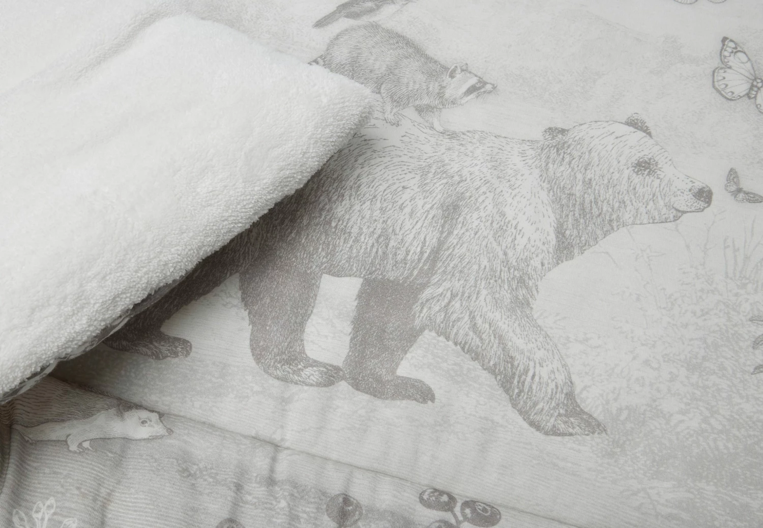 Jollein Playpen Mat 75x95cm - Forest Animals Linen 5 Jollein Playpen Mat 75x95cm - Forest Animals Linen