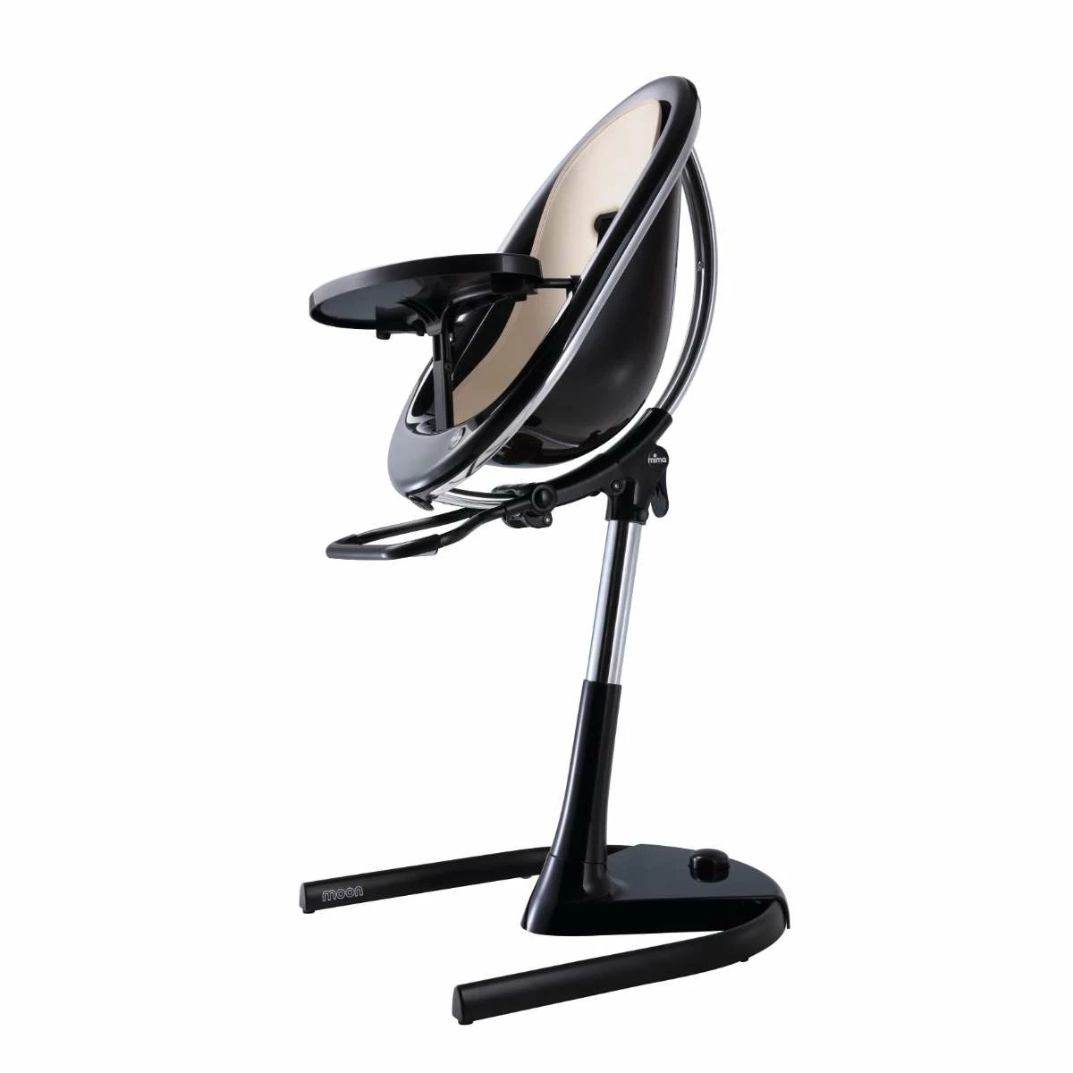 Highchairs Mima Moon High Chair Black 4 Highchairs Mima Moon High Chair Black