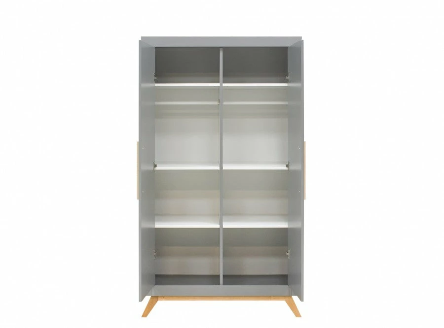 Bopita Fenna 2 Door Wardrobe Grey/ Natural 5 Bopita Fenna 2 Door Wardrobe Grey/ Natural
