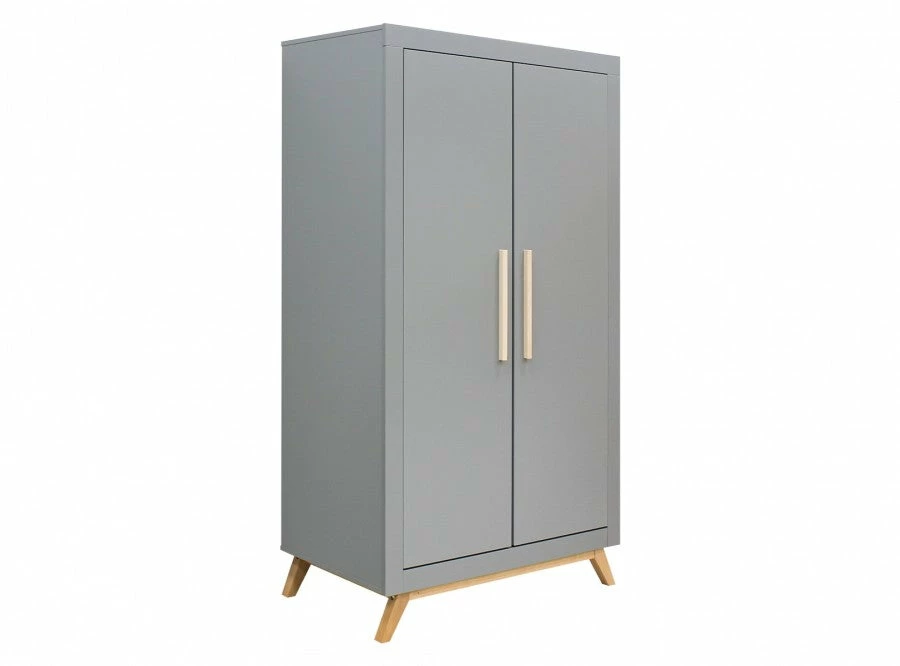 Bopita Fenna 2 Door Wardrobe Grey/ Natural 4 Bopita Fenna 2 Door Wardrobe Grey/ Natural