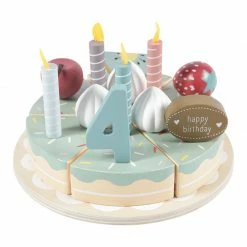 Little Dutch LD Wooden Birthday Cake XL Toys 10 Little Dutch LD Wooden Birthday Cake XL Toys