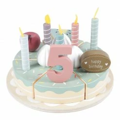 Little Dutch LD Wooden Birthday Cake XL Toys 11 Little Dutch LD Wooden Birthday Cake XL Toys