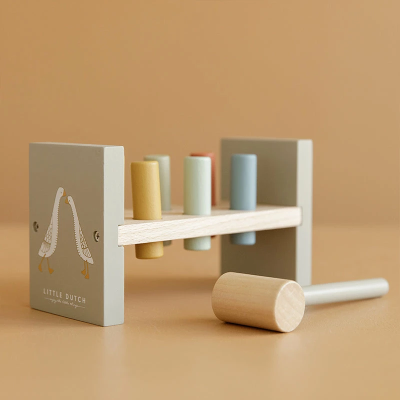 Little Dutch Toys LD Toy Wooden Hammer Bench 11 Little Dutch Toys LD Toy Wooden Hammer Bench