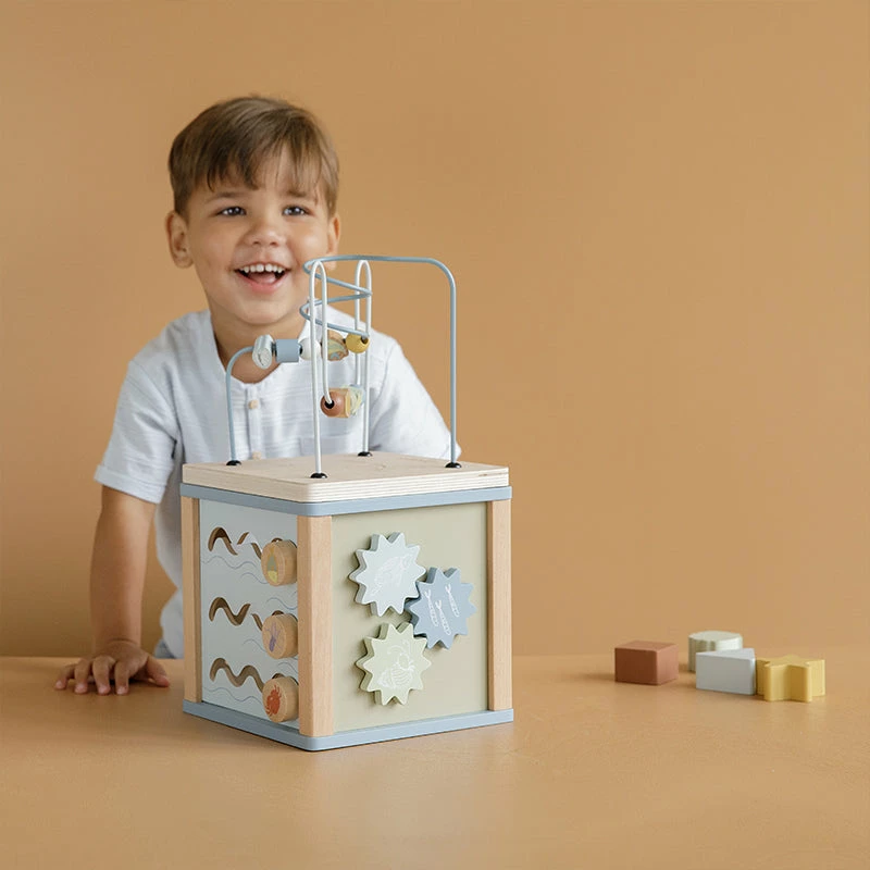 Little Dutch LD Wooden Activity Cube 8 Little Dutch LD Wooden Activity Cube