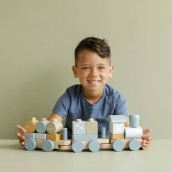 Little Dutch LD Wooden Stacking Train 16 Little Dutch LD Wooden Stacking Train