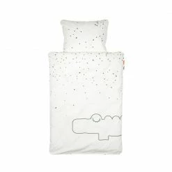 Done By Deer Bedlinen Croco Beige 100 X 140