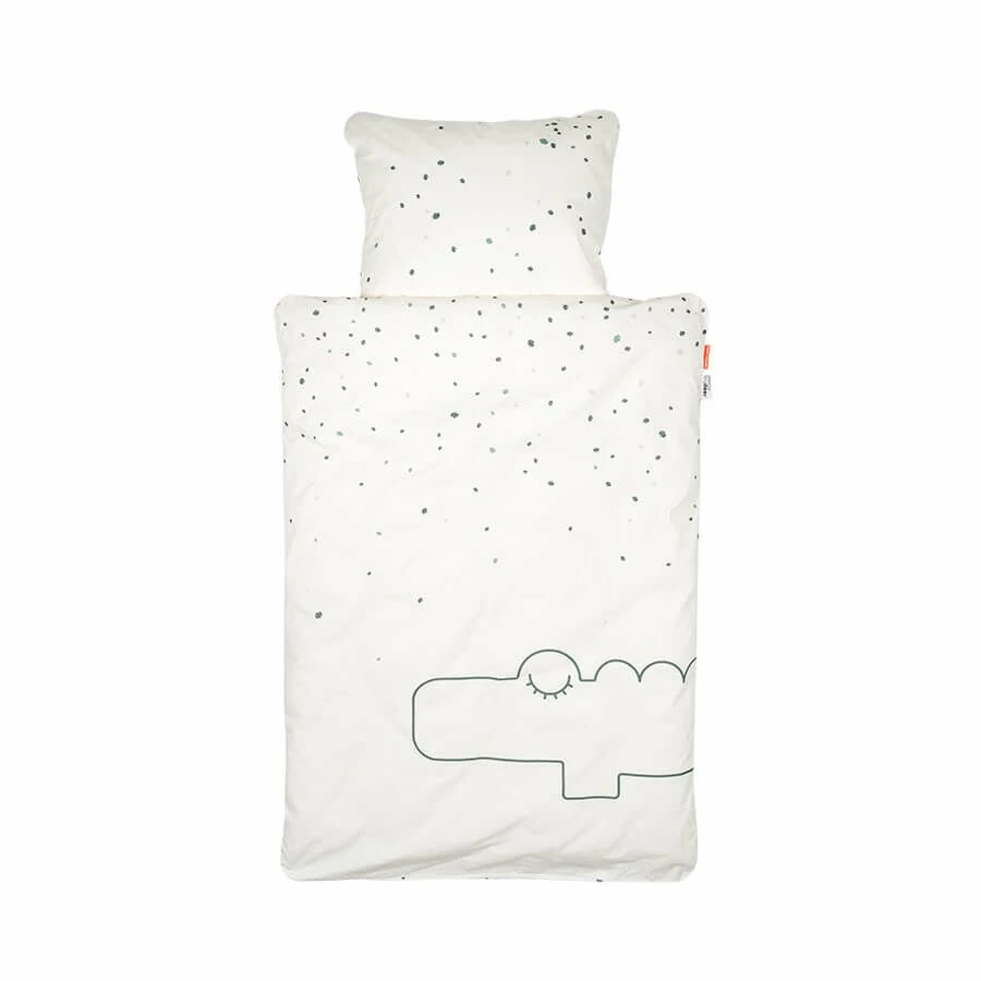 Done By Deer Bedlinen Croco Beige 100 X 140 3 Done By Deer Bedlinen Croco Beige 100 X 140