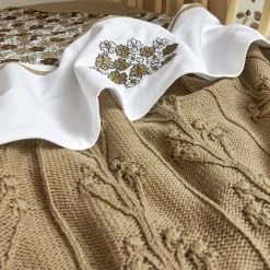 Meyco Linen Blanket Romantic Flower 100x150cm