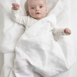 Meyco Organic Hydrophilic Starter Set 12- Pack Bibs & Burp Cloths