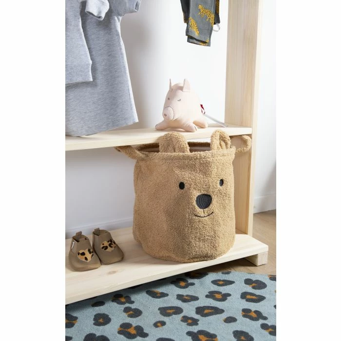 Childhome Teddy Storage Basket 30x30x30cm- Baby Furniture 4 Childhome Teddy Storage Basket 30x30x30cm- Baby Furniture