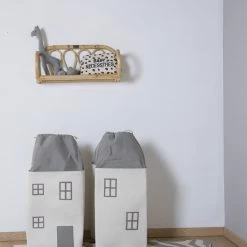 Childhome Storage Bag House Grey -Sand Baby Furniture 11 Childhome Storage Bag House Grey -Sand Baby Furniture