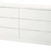 Ikea Baby Furniture Malm 6 Drawers Dresser 160 X 78