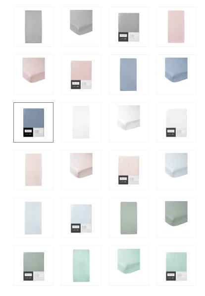 Fitted Sheet 140 X70 Meyco Colour 12 Fitted Sheet 140 X70 Meyco Colour