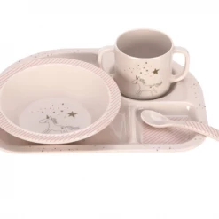 Lässig Mealtime Essentials Dinner Set Melamine / Silicone Lassig 24 Lässig Mealtime Essentials Dinner Set Melamine / Silicone Lassig