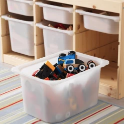 Ikea Trofast Combination Wood + 6 Boxes