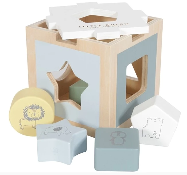 Little Dutch LD Wooden Shape Sorter Zoo Toys 4 Little Dutch LD Wooden Shape Sorter Zoo Toys