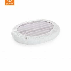 STOKKE Sleep Mini Fitted Sheet Linen 12 STOKKE Sleep Mini Fitted Sheet Linen