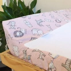 Ruby Melon Towelling Cover Bath & Changing