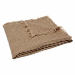 Jollein Blanket Muslin Fringe 120 X 120 Cm 22 Jollein Blanket Muslin Fringe 120 X 120 Cm