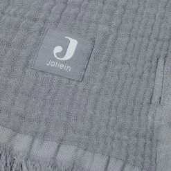 Jollein Blanket Muslin Fringe 120 X 120 Cm 27 Jollein Blanket Muslin Fringe 120 X 120 Cm