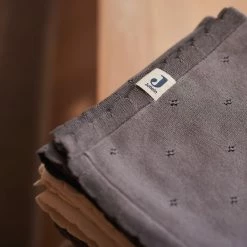 Jollein Linen Blanket Pointelle 100 X 150cm 35 Jollein Linen Blanket Pointelle 100 X 150cm