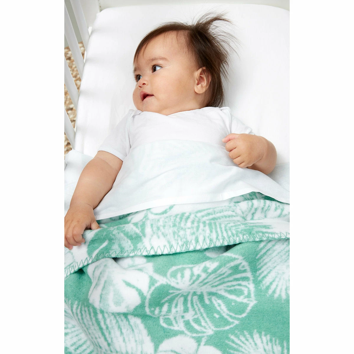 Meyco Linen Blanket Tropical Leaves 4 Meyco Linen Blanket Tropical Leaves