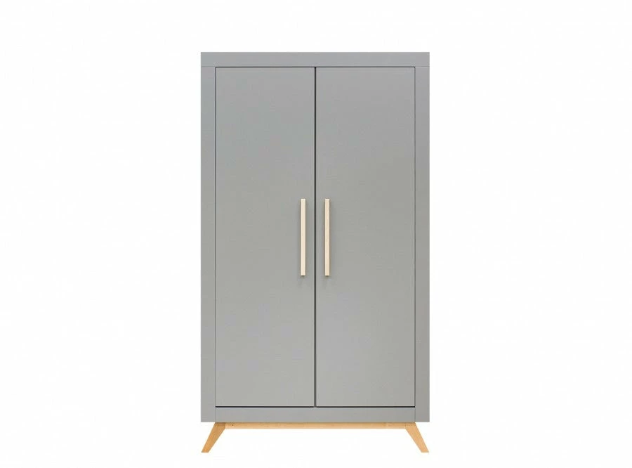 Bopita Fenna 2 Door Wardrobe Grey/ Natural 3 Bopita Fenna 2 Door Wardrobe Grey/ Natural