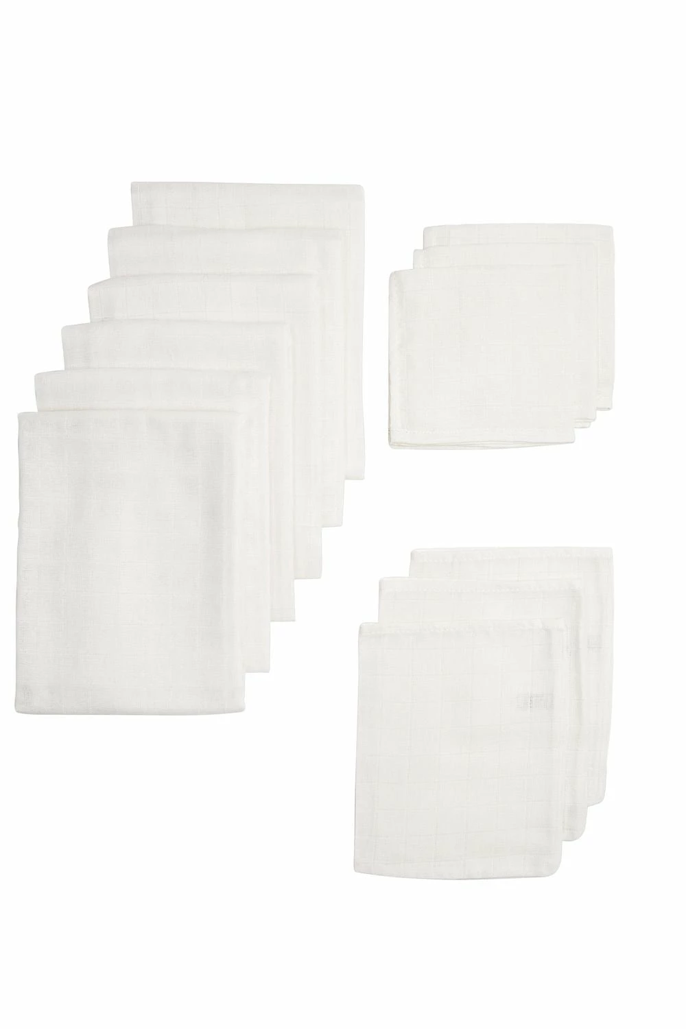 Meyco Organic Hydrophilic Starter Set 12- Pack Bibs & Burp Cloths 3 Meyco Organic Hydrophilic Starter Set 12- Pack Bibs & Burp Cloths