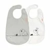 Done By Deer Bib Velcro 2 Pack Deer Friends Feeding