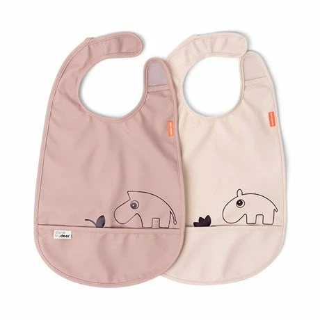 Done By Deer Bib Velcro 2 Pack Deer Friends Feeding 4 Done By Deer Bib Velcro 2 Pack Deer Friends Feeding