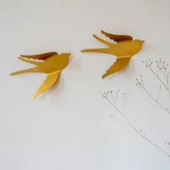 Kids Depot Bibi Set Wall Birds Gold