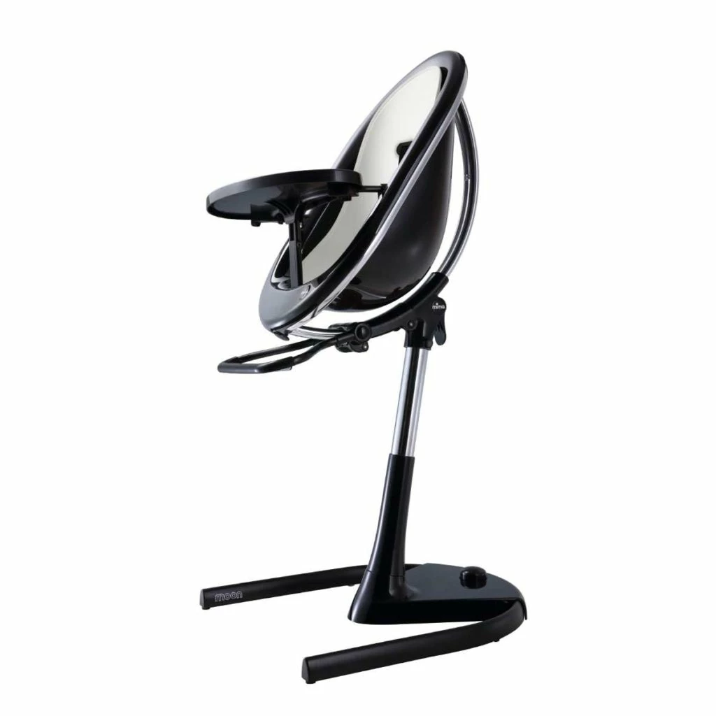 Highchairs Mima Moon High Chair Black 6 Highchairs Mima Moon High Chair Black