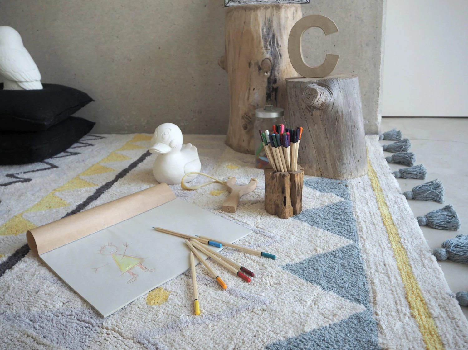 Lorena Canals Rug Aztec Natural 120cm X 160cm Décor 5 Lorena Canals Rug Aztec Natural 120cm X 160cm Décor